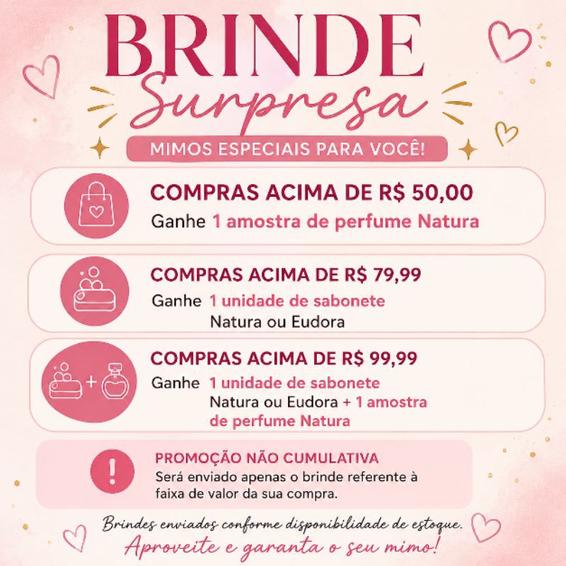 BRINDE SURPRESA *Não Está a venda*