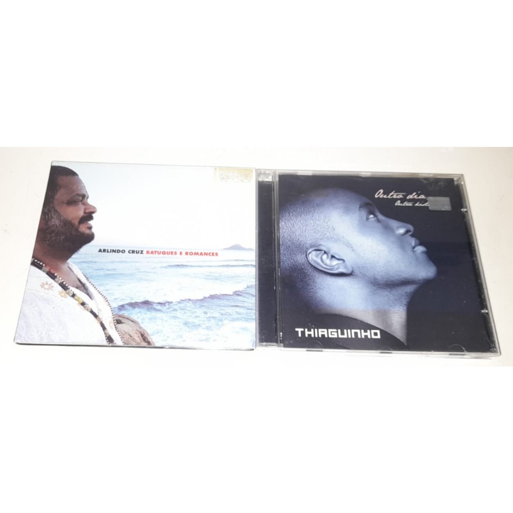 2 Cd´s - Arlindo Cruz,Batuques E Romances & Thiaguinho,Outro Dia,Outra História - Em Muito Bom Estado