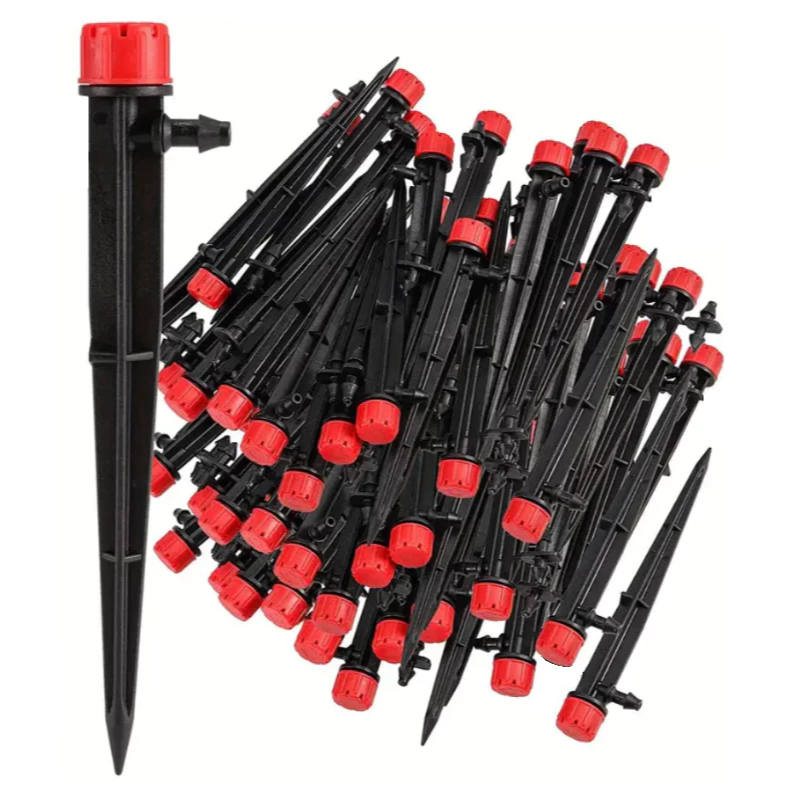 Kit até 30 Gotejador Regulável Com Estaca Jardim Irrigação - Oferta
