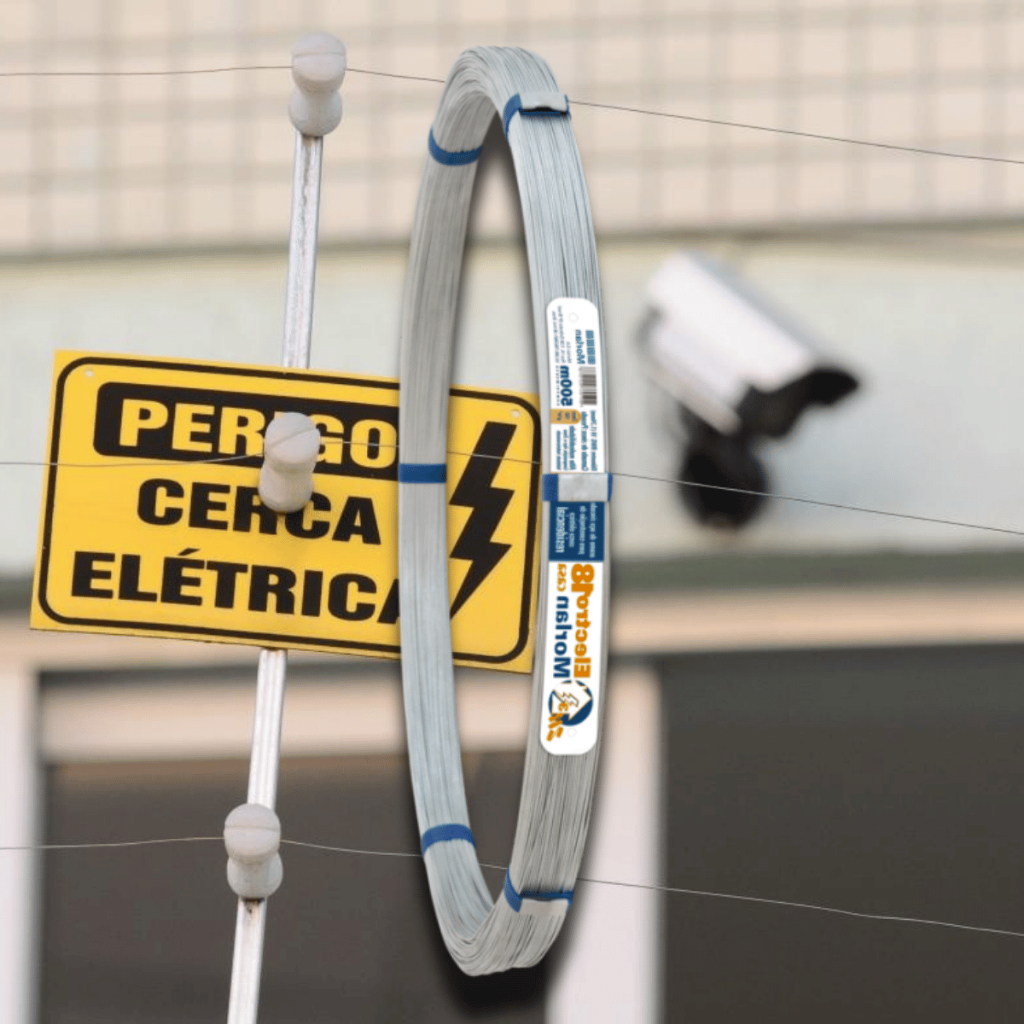 Arame Galvanizado Liso Morlan Para Cerca Elétrica E Rural Rolo