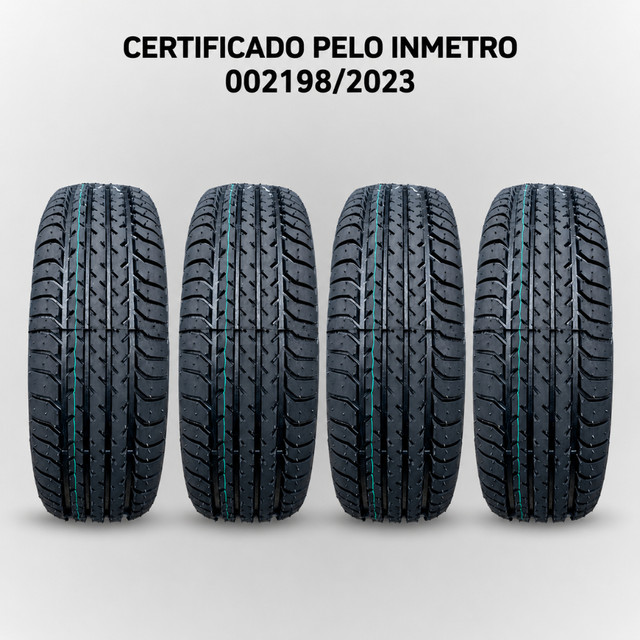 JOGO 4 Pneus 175/65R14 Remold Aro 14 NSF-PMB