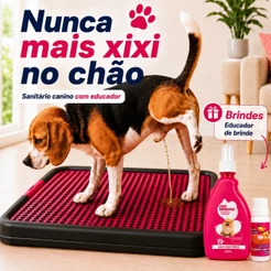Sanitário Canino Grande Banheiro Pet Educador Xixi Sim Tapete Higiênico Cachorro