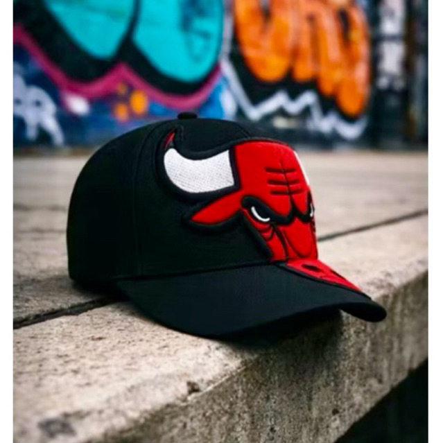 boné cap Chicago bulls nostalgia anos 90 NBA bordado/unissex/aba meia reta flexível/Snapback/estiloso/casual vermelho