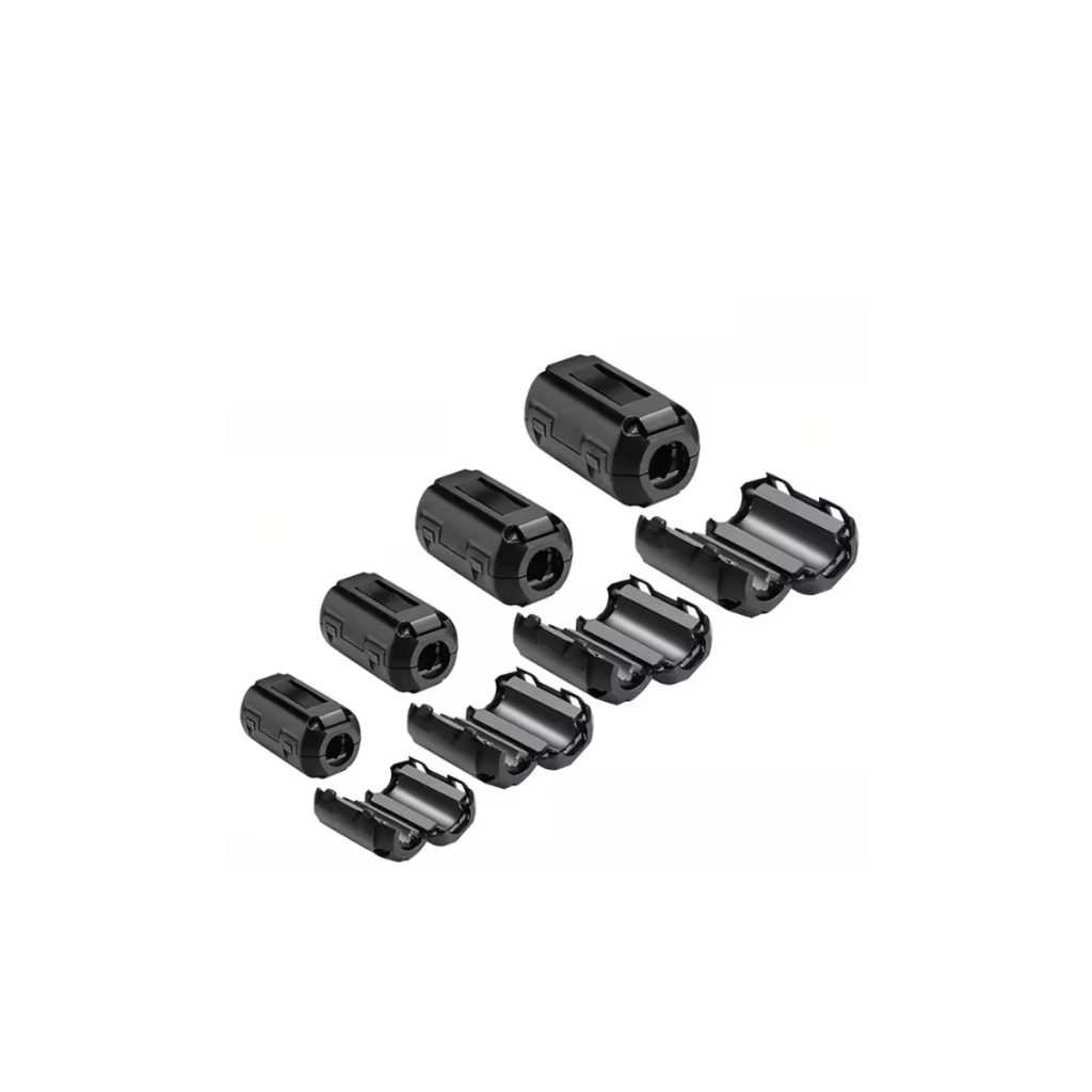 1/2x Núcleo de Ferrite  9mm Supressor de Ruídos RFI/EMI Tipo Clamp Filtro Anel 9 Cabo Fonte Módulo Eletrônico Dni1030 IN