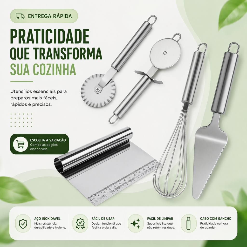 Espatula para Bolo Espátula Confeitaria Raspadora Cortador de Pizza Fechador de Pastel Escolha
