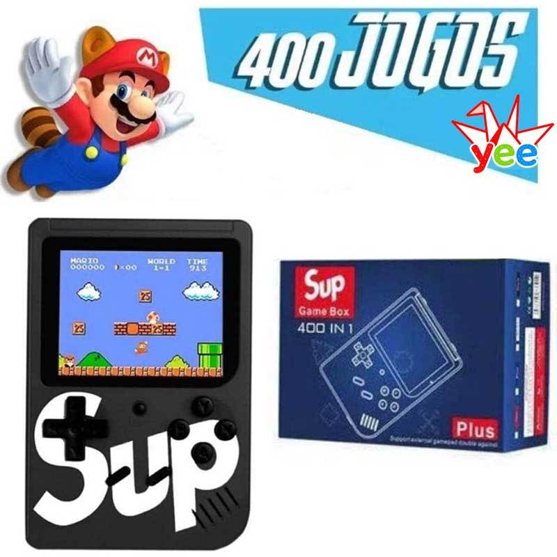 PROMOÇAO！Mini Game Retrô Portatil Nintendo 400 Jogos Antigos Anos 80