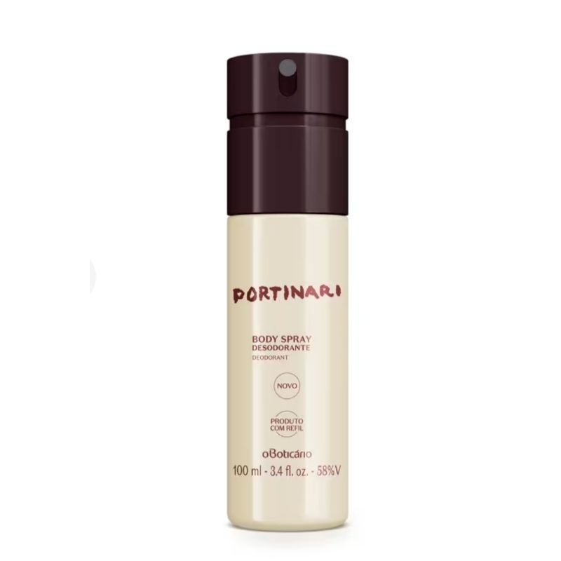 Body Spray desodorante Portinari O boticário Masculino Boticollection.