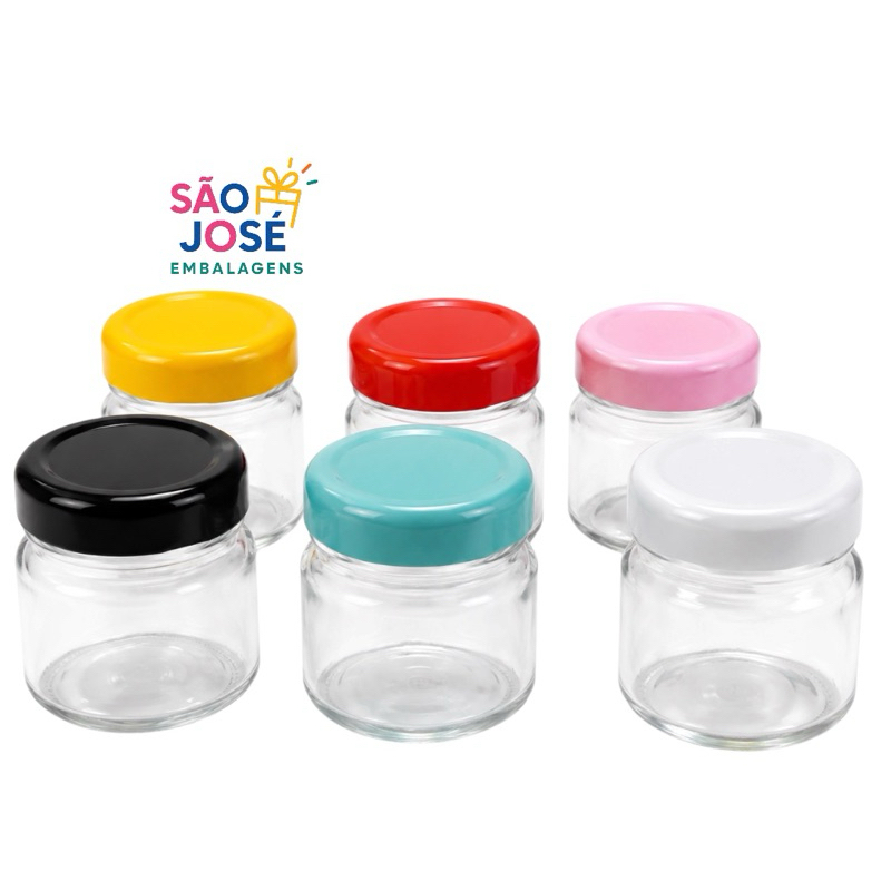 POTE PAPINHA 40ML C/ TAMPA - 30 UNIDADES - PLÁSTICO