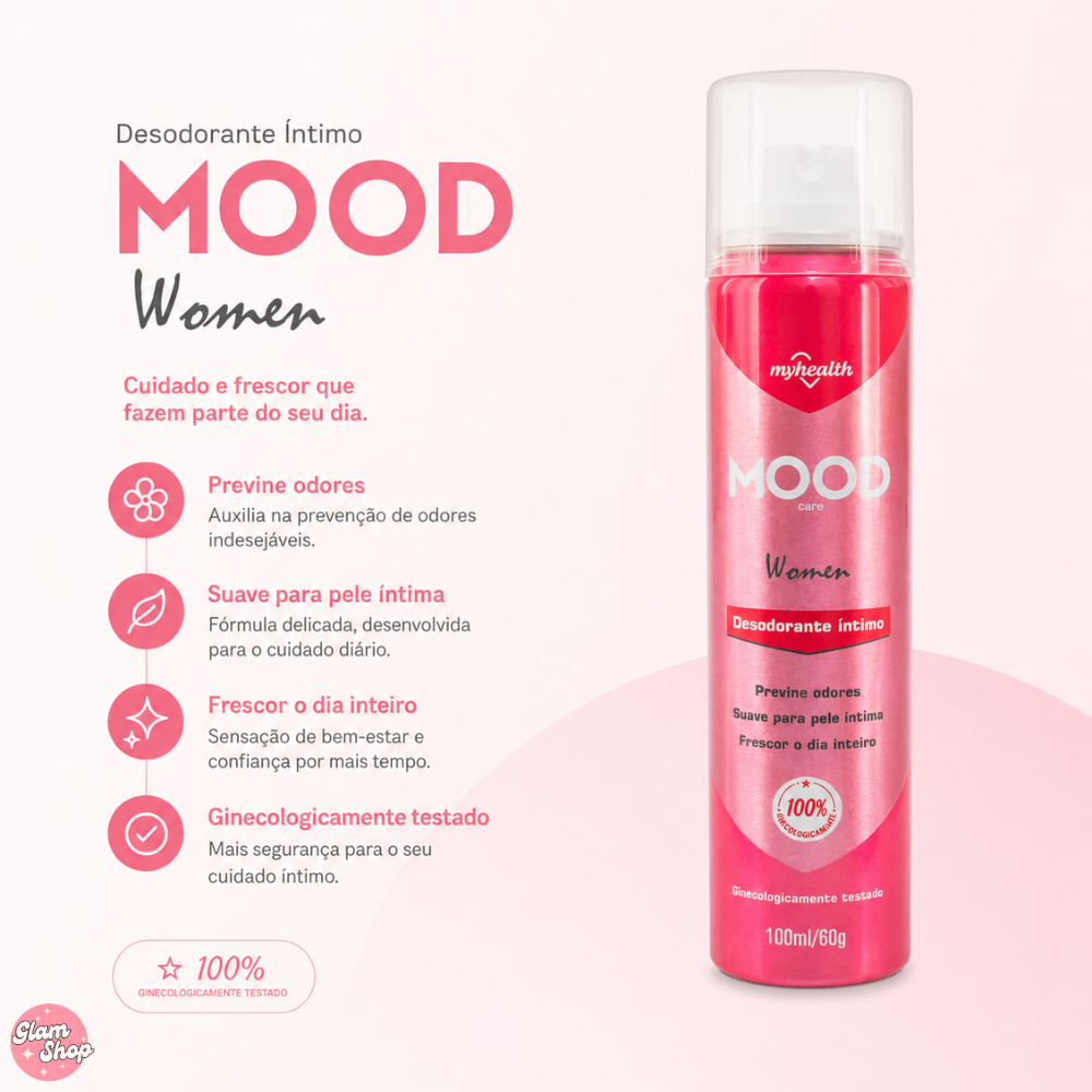 Desodorante Intimo Mood Aerosol 100ml Refrescante