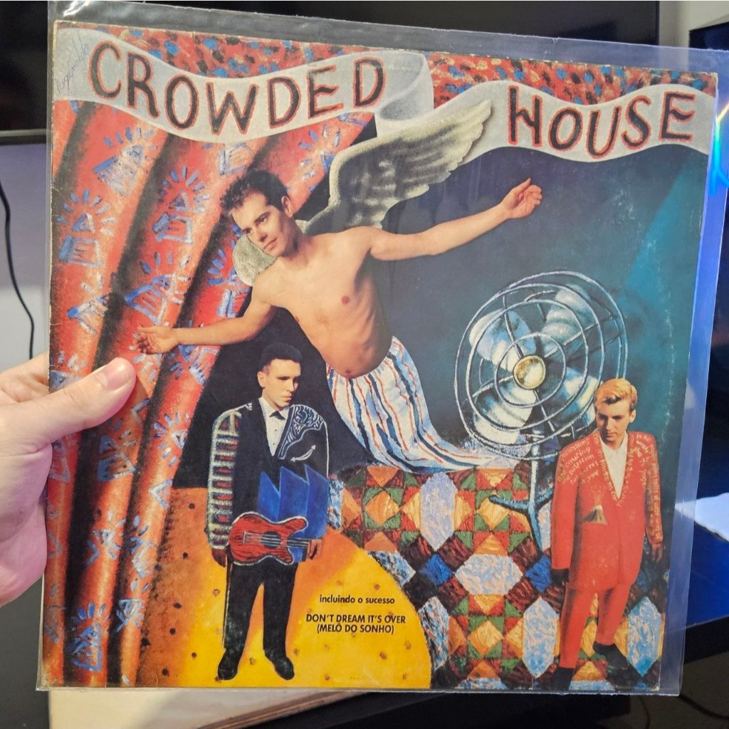 LP Crowded House - 1986 - Nacional