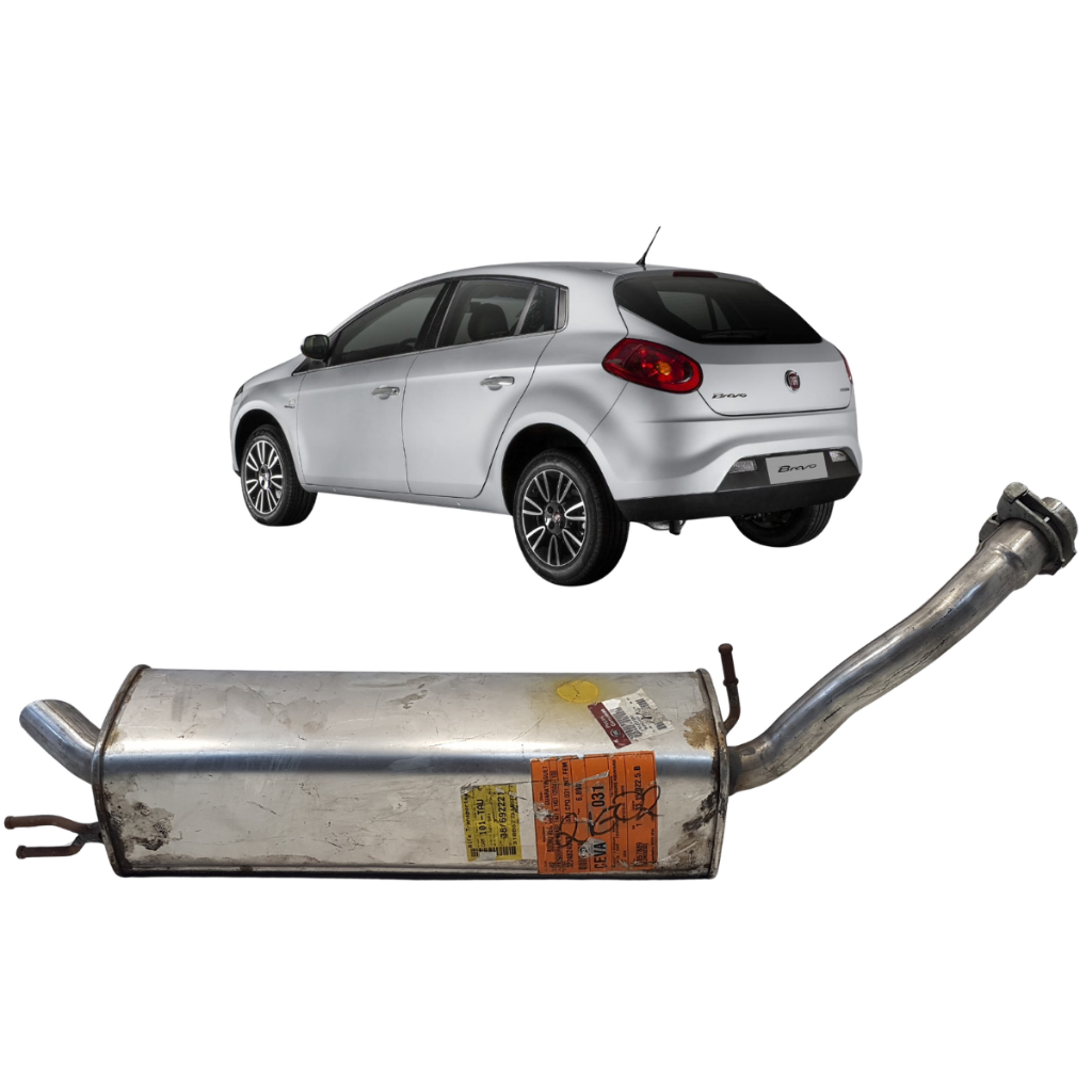 Escapamento Silencioso Fiat Bravo 11/14 MP4734