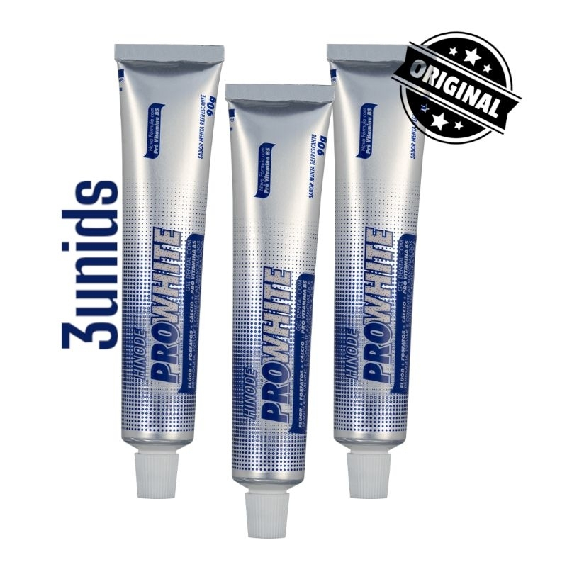 Kit c/3  Unidades de Creme dental Hinode + Nota
