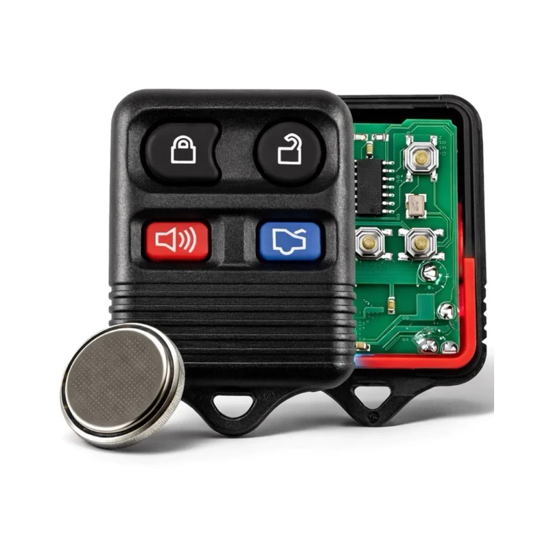 Controle Ford Fiesta Ka EcoSport Ranger 4 Botões Completo 2002 A 2013 alarme completo