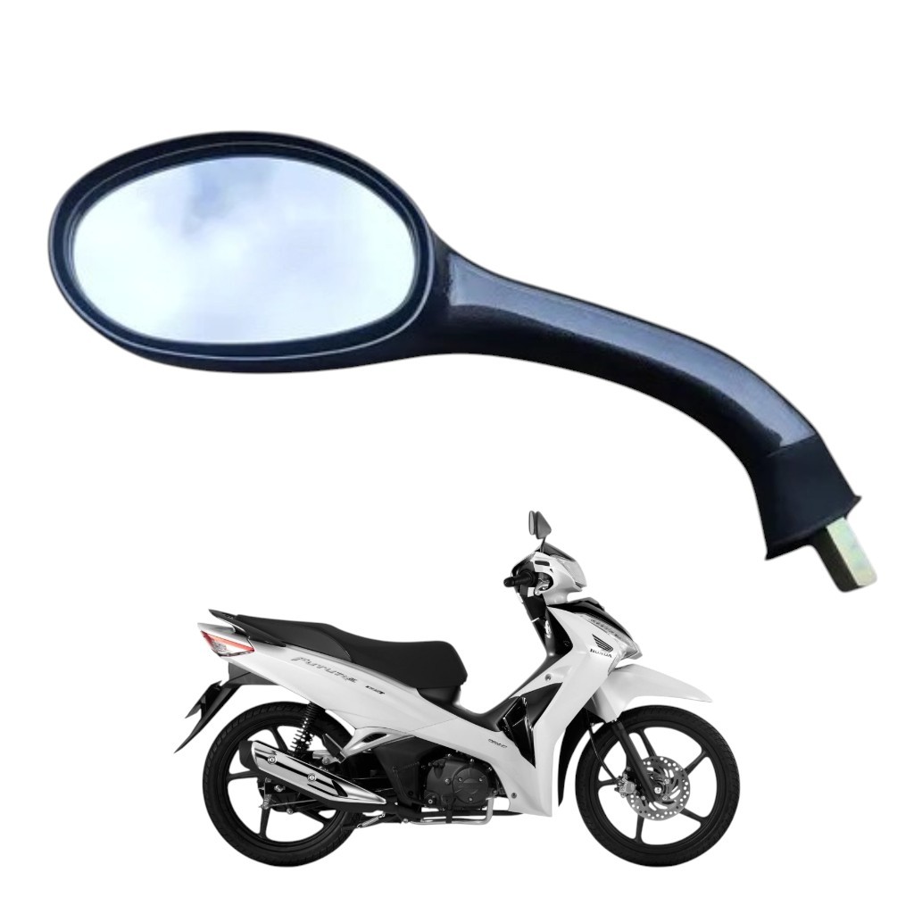ESPELHO RETROVISOR ESQUERDO SUNDOWN FUTURE125 CHUMBO DETALHE