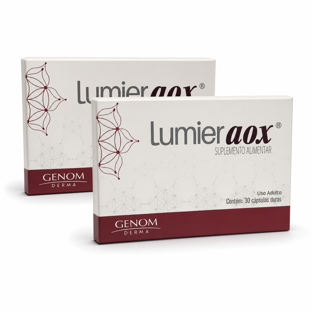 2 Un Suplemento Lumier Aox 30 Cápsulas Genom Luteína Zeaxantina