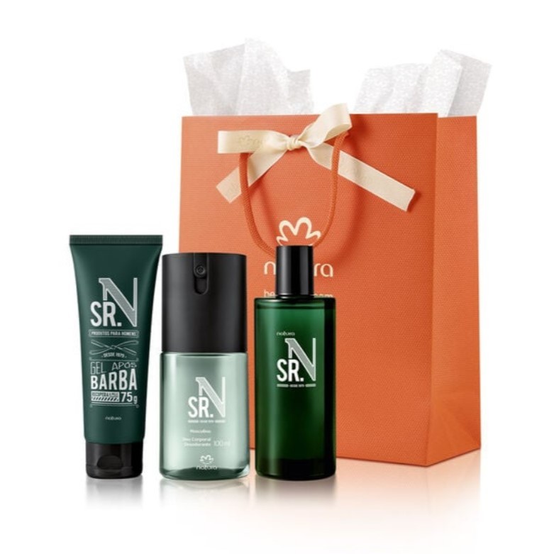 Kit Sr. N (Perfume, Desodorante, Gel Pós Barba) Natura