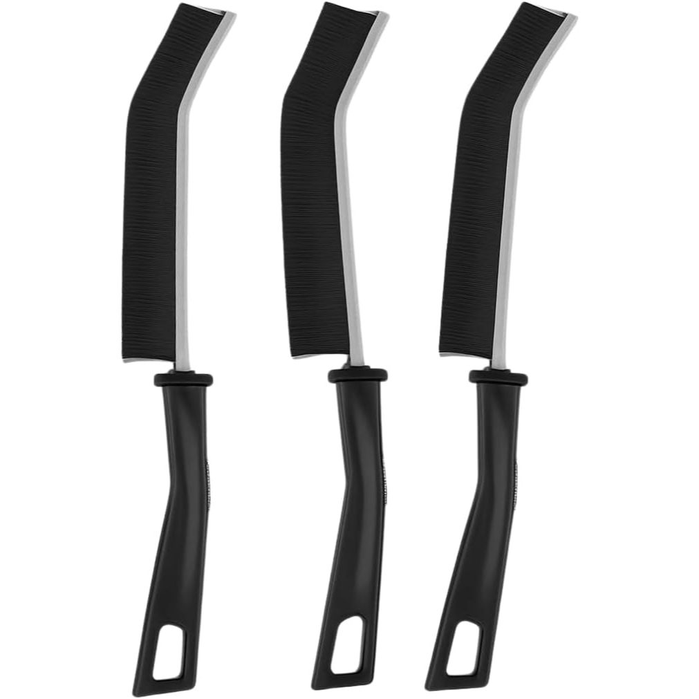kit 3 Escovas de Limpeza para Frestas Multiuso para Cantos Trilhos Teclado Casa Carro utilidades