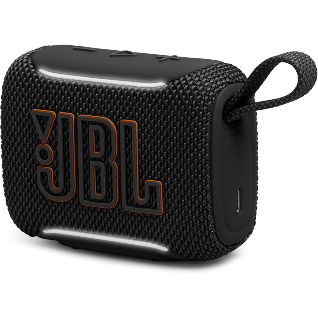 JBL, Caixa de Som, Go 5, Bluetooth, Portátil, Auracast, À Prova D'água e Poeira - Preta | Auracast, À Prova D'água, À Pr