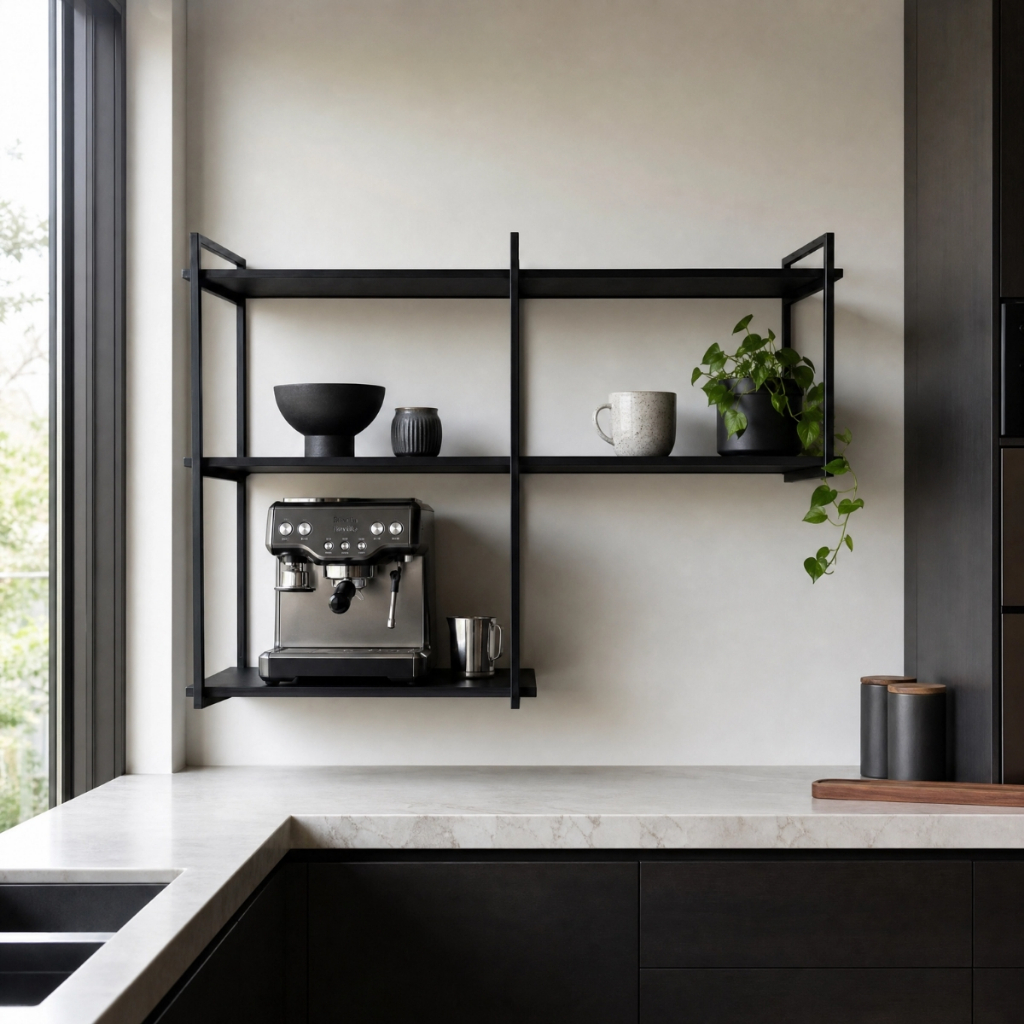 Prateleira Industrial Tripla 120x30x78cm Decorativa Suporte Metal Para Diversos Ambientes Sala, Cozinha