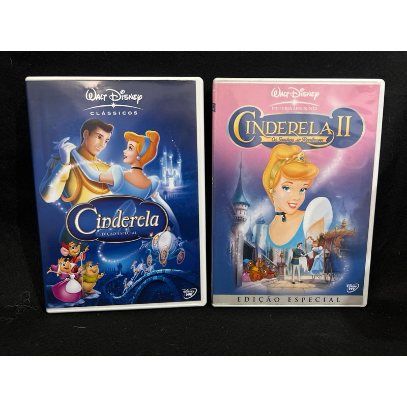 DVD Cinderela + Cinderela II Disney Clássicos Edição Especial Original