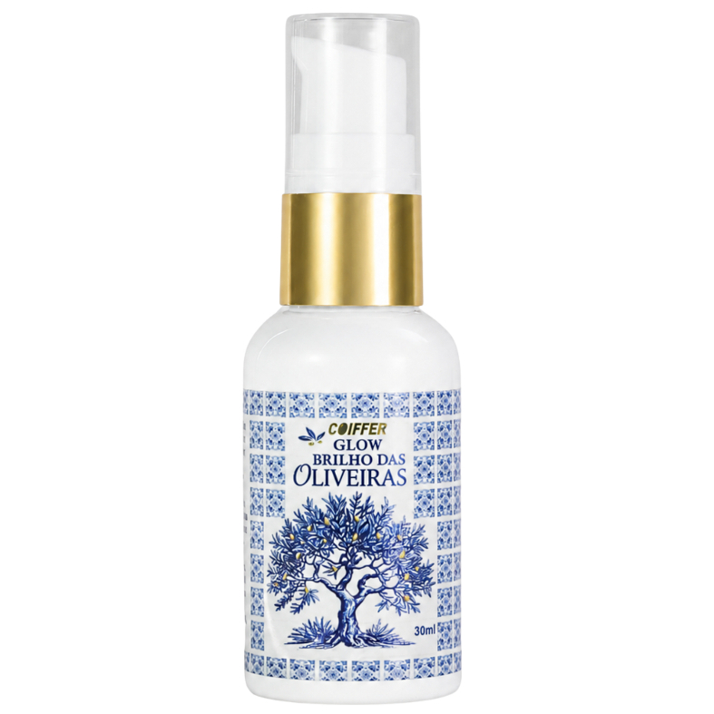 SERUM GLOW BRILHO DAS OLIVEIRAS COIFFER 30ML (BRILHO INTENSO, HIDRATAÇÃO E PROTEÇÃO DOS FIOS)