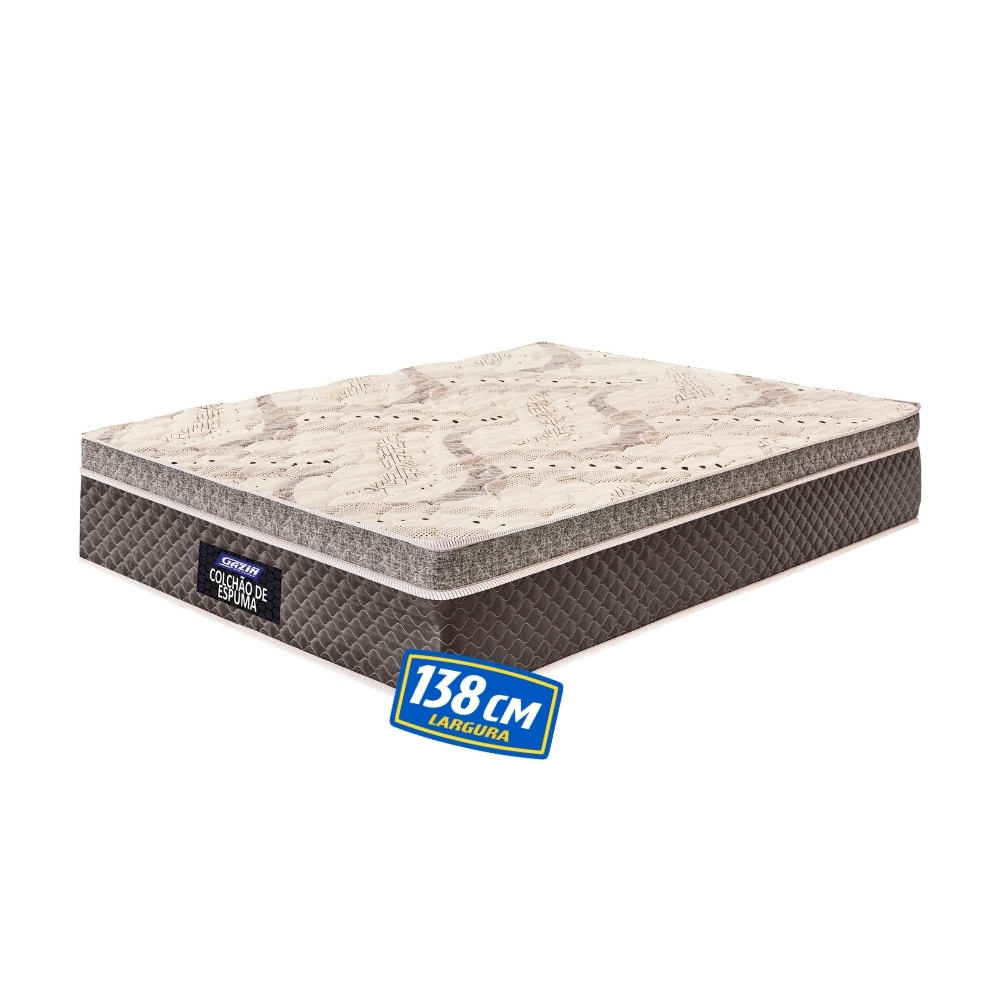 Colchão Casal 138cm Espuma Supreme Euro Gazin