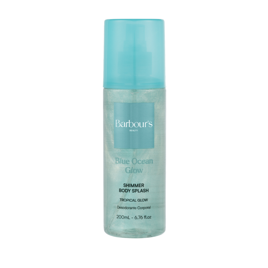 Shimmer Body Splash Blue Ocean Glow Desodorante Colônia 200ml