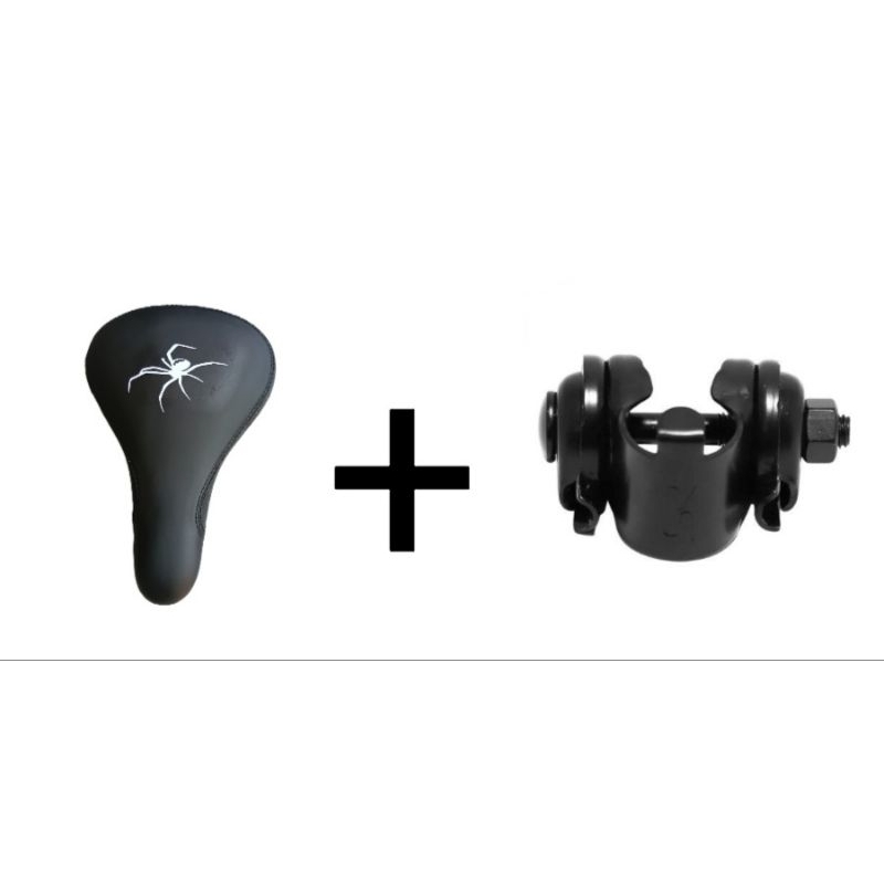 Banco Selim Bmx Bicicleta Bike Macio Preto Confortável  castanha selim