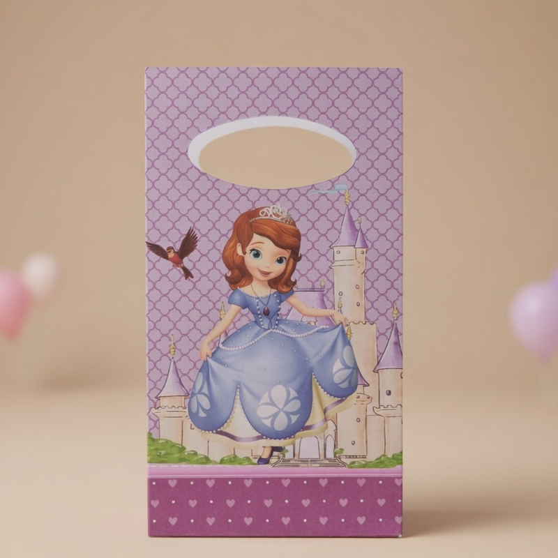 Sacolinha P Princesa Sofia/ Para Festa Infantil/ Lembrancinha para Aniversário