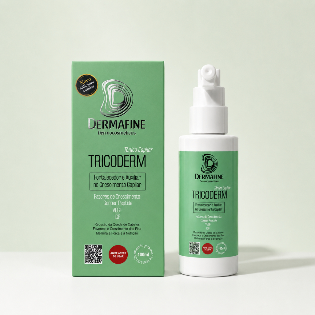 Tônico Capilar Crescimento Antiqueda e Fortalecedor de Fios - Tricoderm 100ml