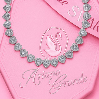 Colar Coração Premium Swarov Pulseira e Brincos Angel Swarov Cravejado Zircônia Joia Femininas Pedras Pequenas Envio