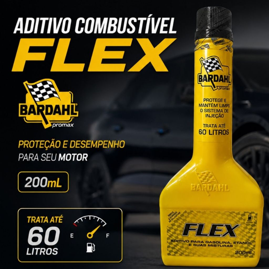 Aditivo Combustivel Limpeza Sistema de Injeção Flex Bardahl 200mL