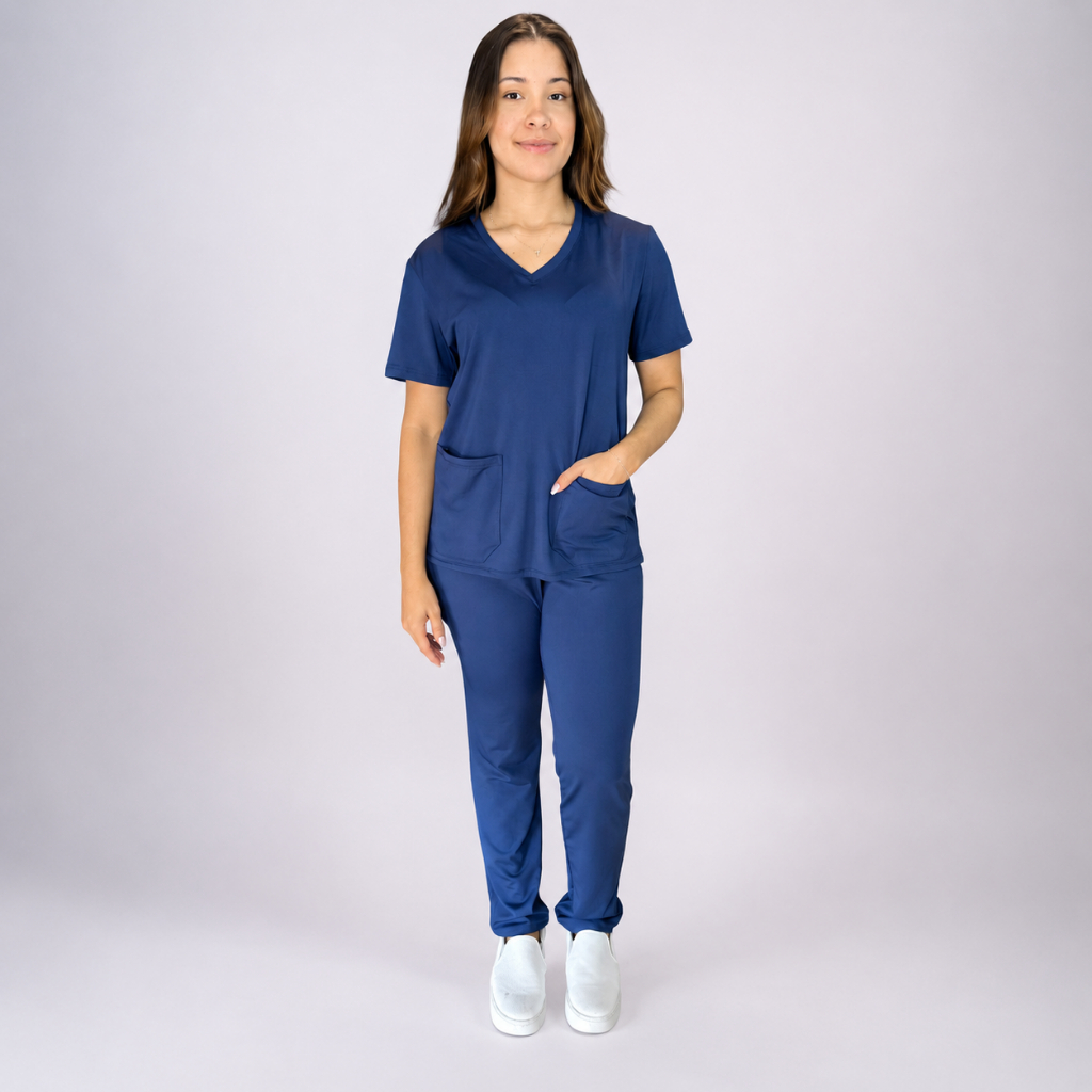 Conjunto Scrub Feminino Hospitalar em Malha Dry Suplex MUITO FLEXÍVEL — imagem 2 de 2