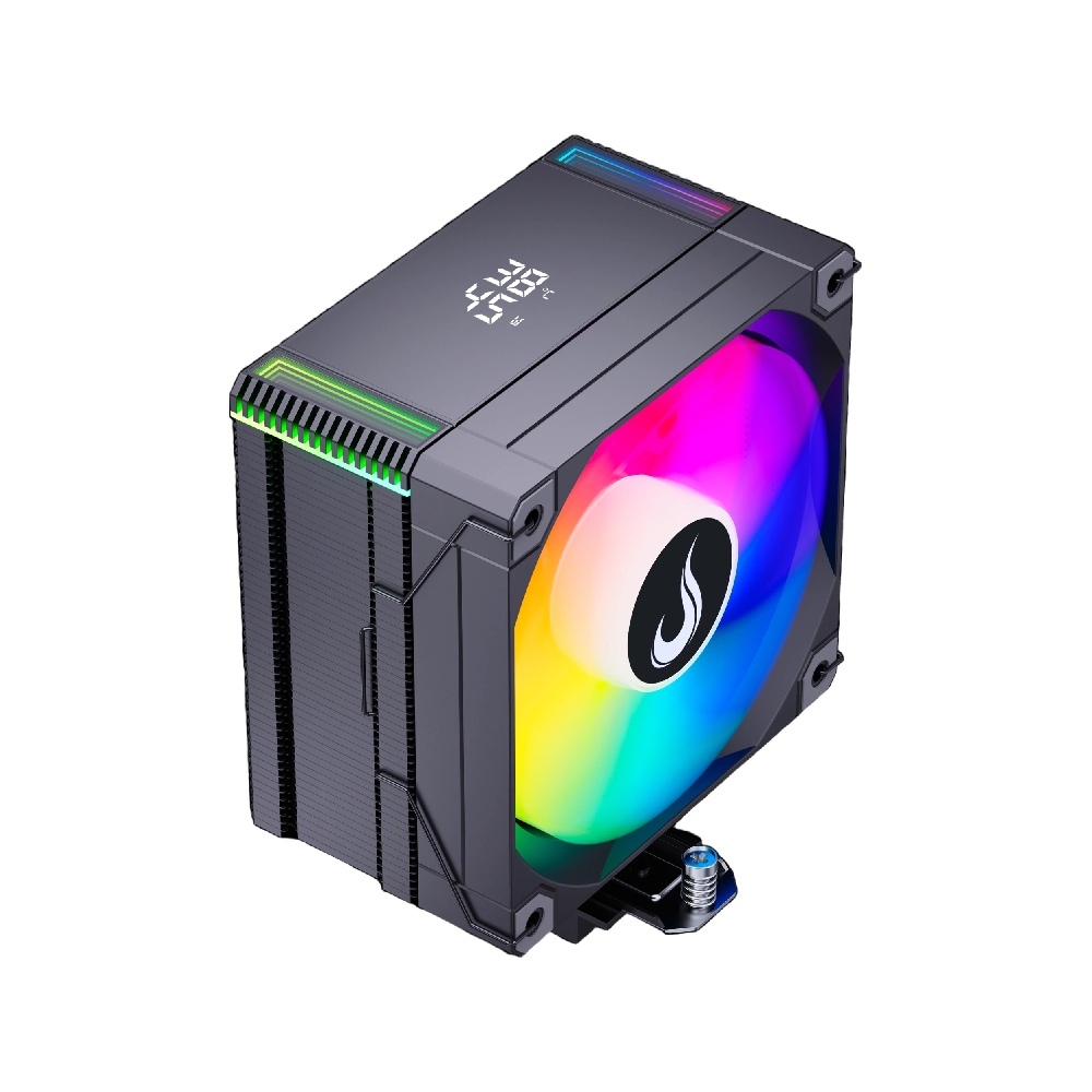 Cooler para Processador Rise Mode Temp 6 Pro Black AMD e Intel 120mm Preto - RM-ACT6-ARGB-B