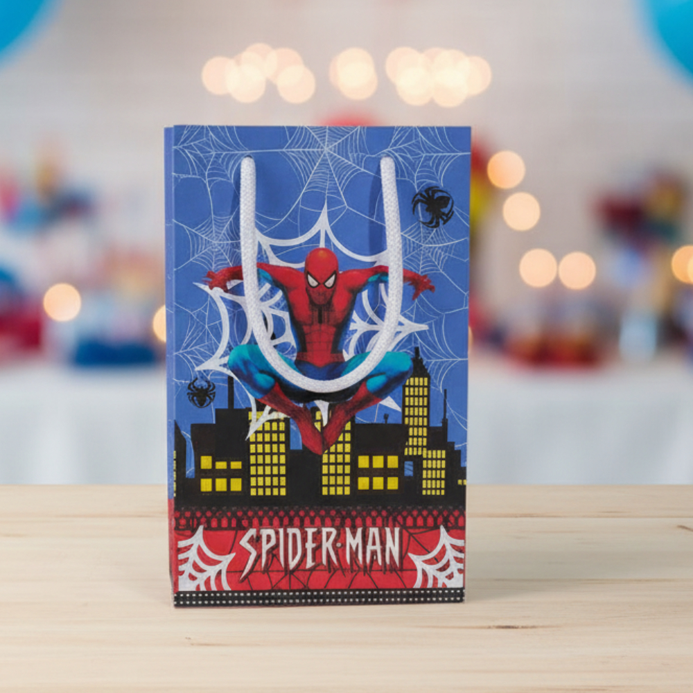 Sacolinha Homem-Aranha Personalizada Pegue e Monte | Sacolinha Surpresa Lembrancinha Festa Infantil