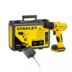 Parafusadeira Furadeira STANLEY SCH121S1K Com Bateria, Carregador e Maleta 110V