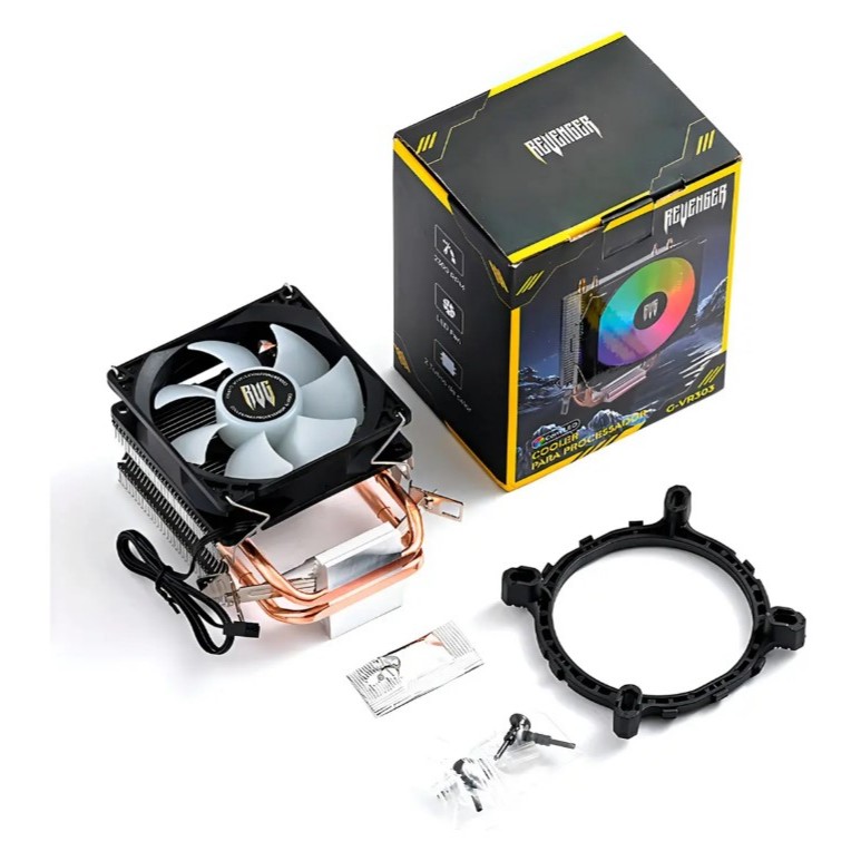 Cooler Para Processador Intel/amd Revenger - G-vr303 Preto