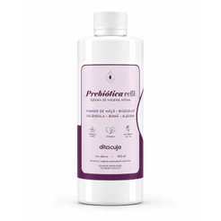 Refil Espuma Higiene Íntima Prebiótica Dita Cuja | 300mL 🌿 2 Recargas para Microbiota Saudável