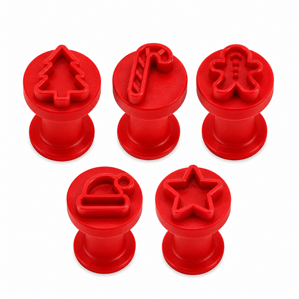 Kit 5 Carimbos para Doces e Brigadeiro Natal Natalino
