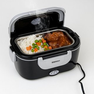 Marmiteira Elétrica Tomada Bivolt 110/220V e 60W Marmita Térmica Para Comida - Preto