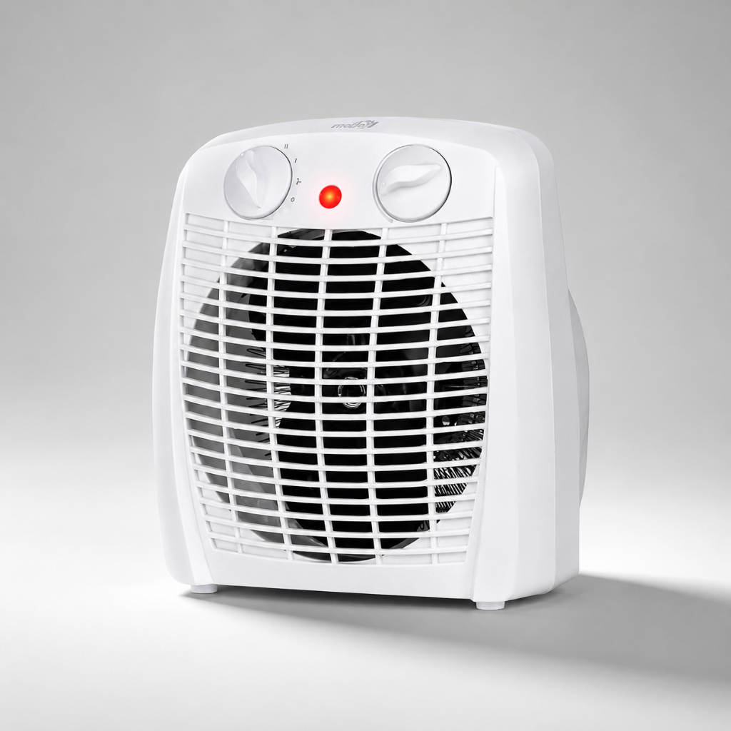 Aquecedor de Ar Elétrico Kian AQ100 1800W Termoventilador com 2 Níveis Portátil com Termostato
