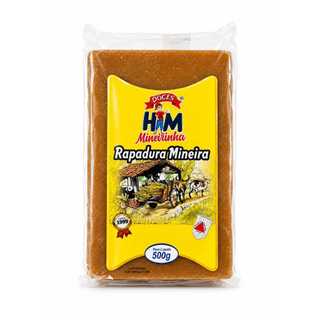 Rapadura Pura Mineirinha 500g - KIT C/ 02 UNIDADES