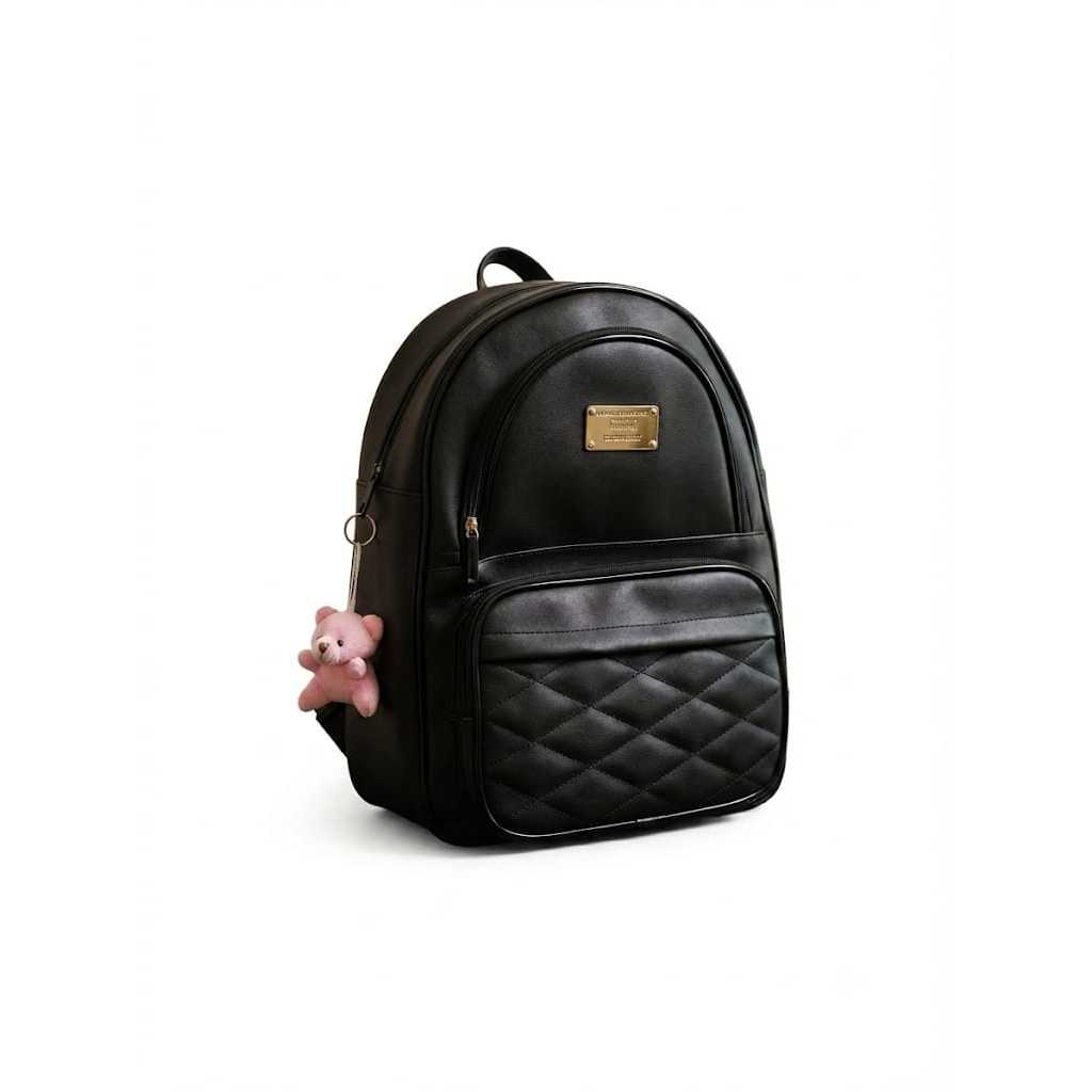 Mochila Prática Reforçada Revestida em Nylon Emborrachado