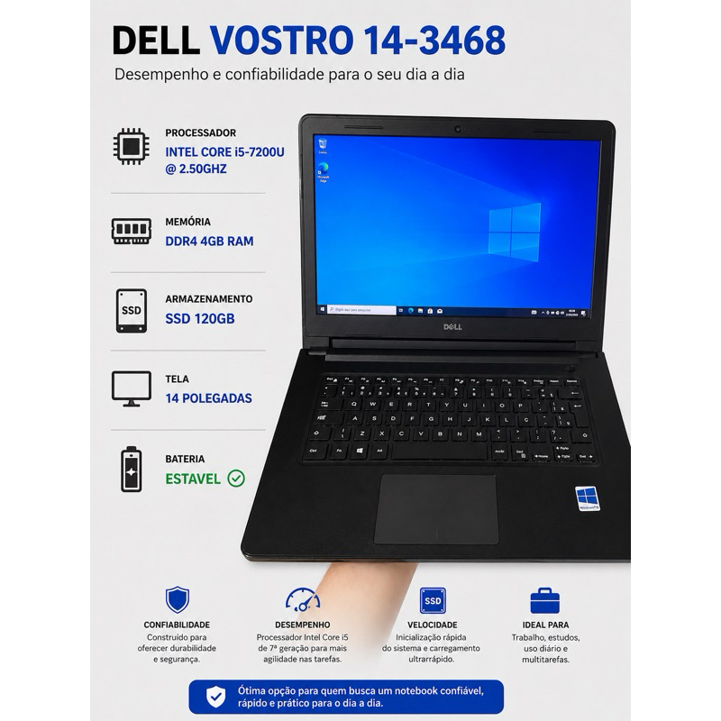 Notebook Usado Dual core,  Intel core i3,i5,i7