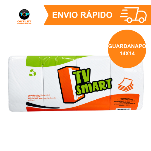 Guardanapo TV 2000 Eco Bar Padaria Restaurante Tipo Papel 14x14cm 500g