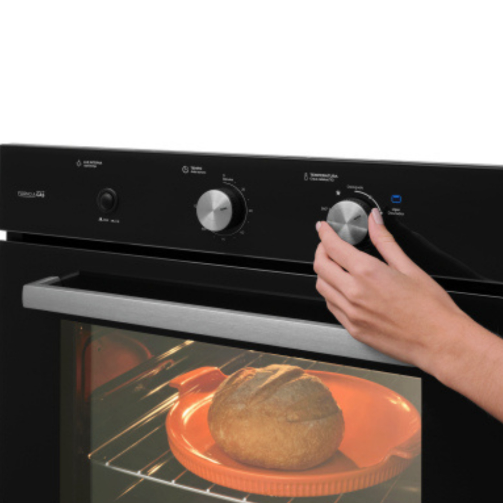 Forno a Gas de Embutir Fischer Infinity 78l com Grill Preto 220v — imagem 2 de 2