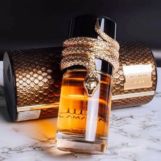 Perfume Lattafa Musamam, notas de âmbar, açafrão e cedro, linha Casablanca