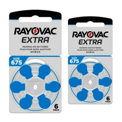12 Unidades Ray ovac 675 PR44