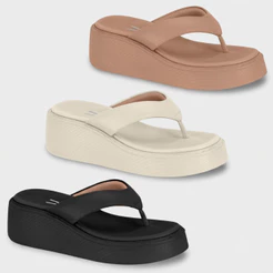 Tamanco Feminino Vizzano Plataforma Tratorada Pelica Original