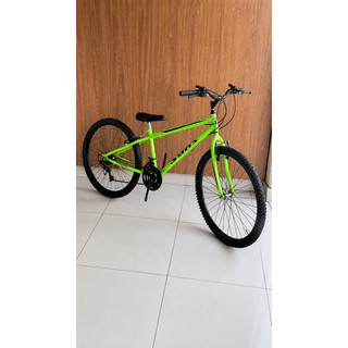 Bicicleta Aro 26 Aço Carbono Feminina e Masculina | 18 Marchas ou Sem Marchas | Diversas Cores + Cartela de Adesivos